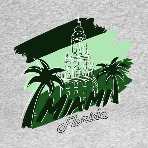 Miami Freedom Tower by SM Shirts